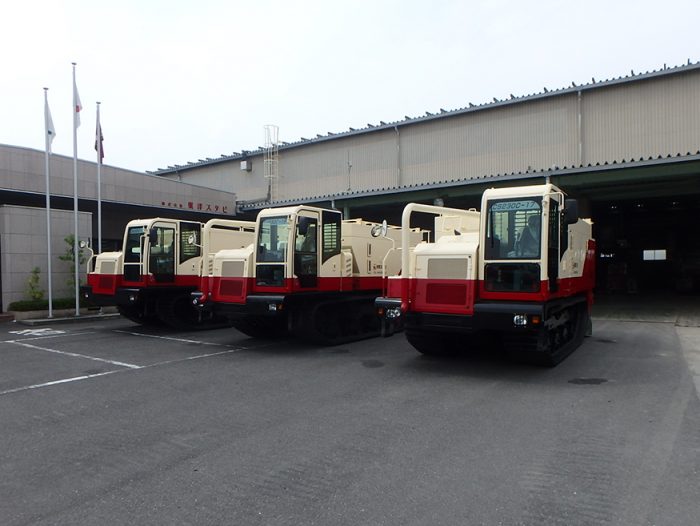 セメント散布車、納車のご案内