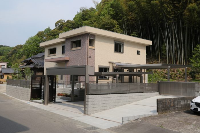 2階建て二世帯住宅新築工事