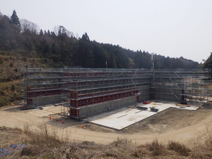 瑞浪盛土場造成工事　【壁部・上段】