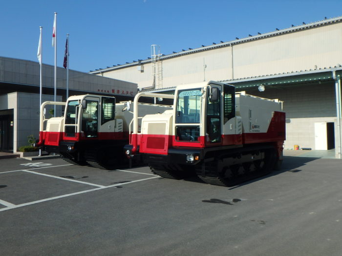セメント散布車、納車のご案内